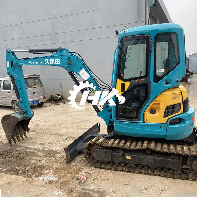 HANG KUI KUBOTA KX135 3.5tons 95%new Original Japanese with EPA,CE Agricultural Used Kubota135 Excavator for Digging Mini