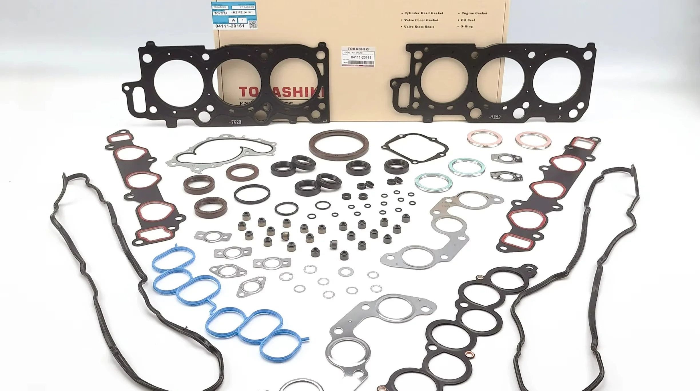 TOKASHIKI Engine Overhaul Cylinder Head Gasket Kit for Toyota