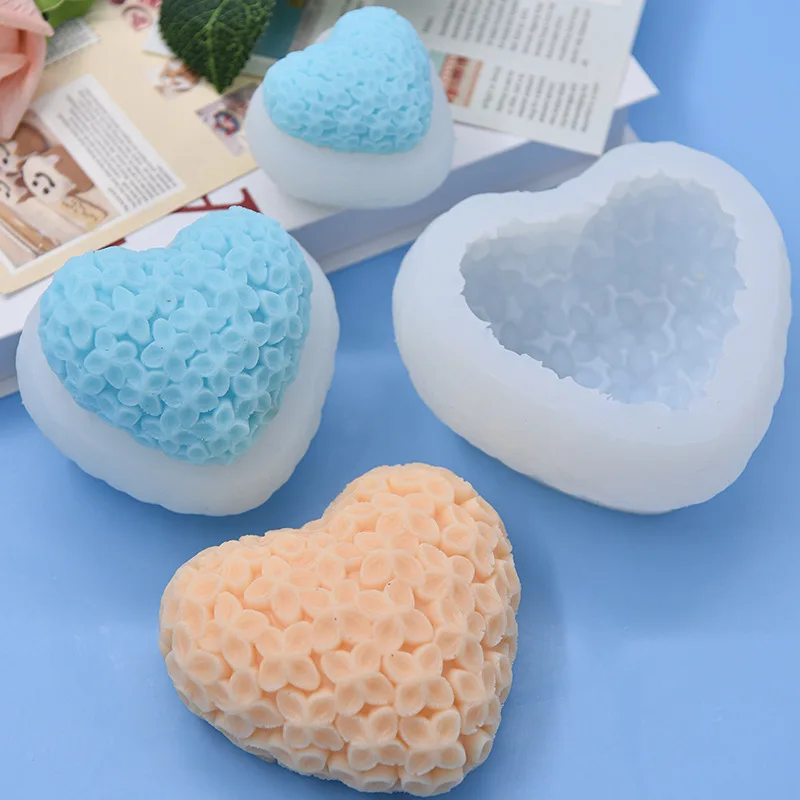Love Shaped Flower Silicone Mold DIY Cake Tools for Baking and Decorating for Personalized Cakes supplier