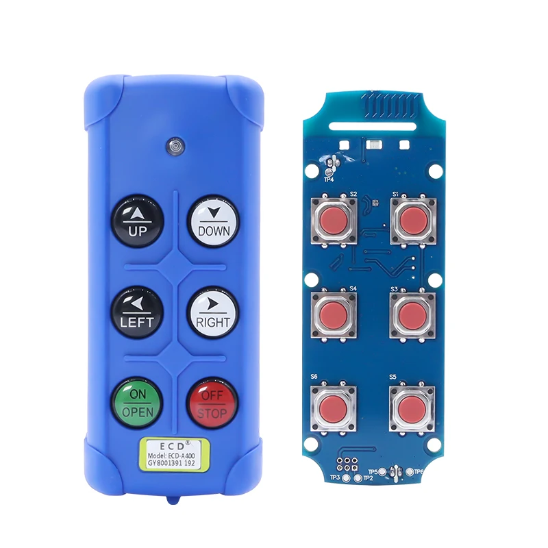 ECD A400 4 Buttons Electric Chain Hoist Radio Industrial Overhead Crane Truck Tail Lift Wireless Remote Control