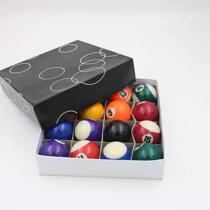プレミアム25mm（1インチ）ミニビリヤードボールセット 16個入り/箱