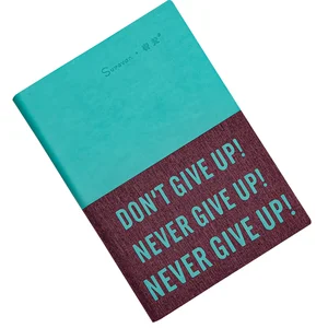 Factory Price 2026 Inspirational Motivational Notebook Inspirational A5 Planners and Notebooks Agenda Planner PU Leather Agenda