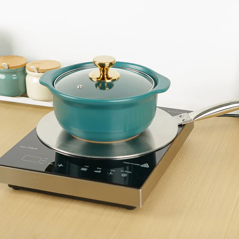 Stainless Steel Kitchen Moka Pot Heat Diffuser Disk Induction Hob Heat