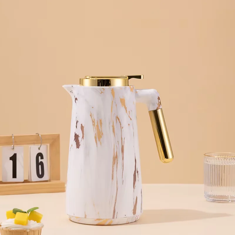 Large Capacity Thermal Water Flask With Glass Inner Liner for Home and Office Coffee Hot