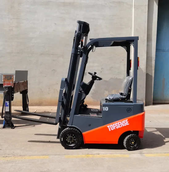 Warehouse Handling Machine Mini Electric Forklift Truck 800KG 48V Battery Fork Lift for Sale