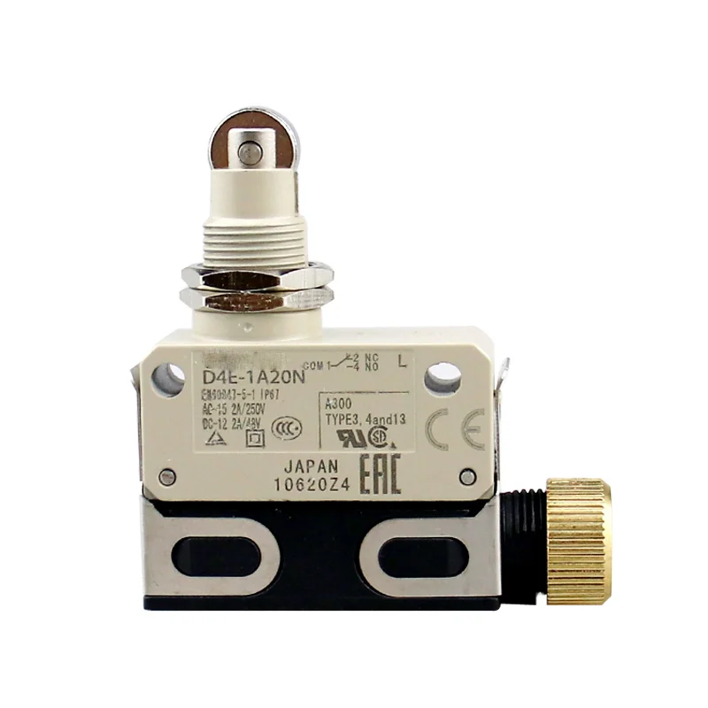 OMRON リミットスイッチ D4E-1A20N 10個 OMRON リミットスイッチ D4E-1A20N 10個 D4E-N Series Travel