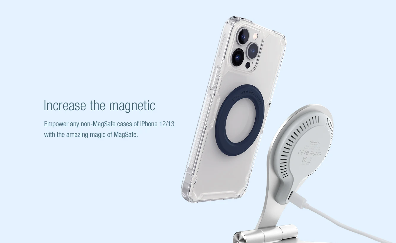 Универсальная магнитная наклейка Nillkin с магнитным кольцом, совместимая с аксессуарами magsafe для iPhone11 pro max/iphone XS maxX/XR/