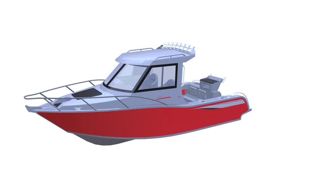 Aluminum Fishing Sport Boat With Cabin And Centre Console Boat With