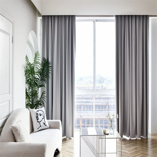 Cc19088 100 Polyester Blackout Curtain Fabric 100 Shading Rate