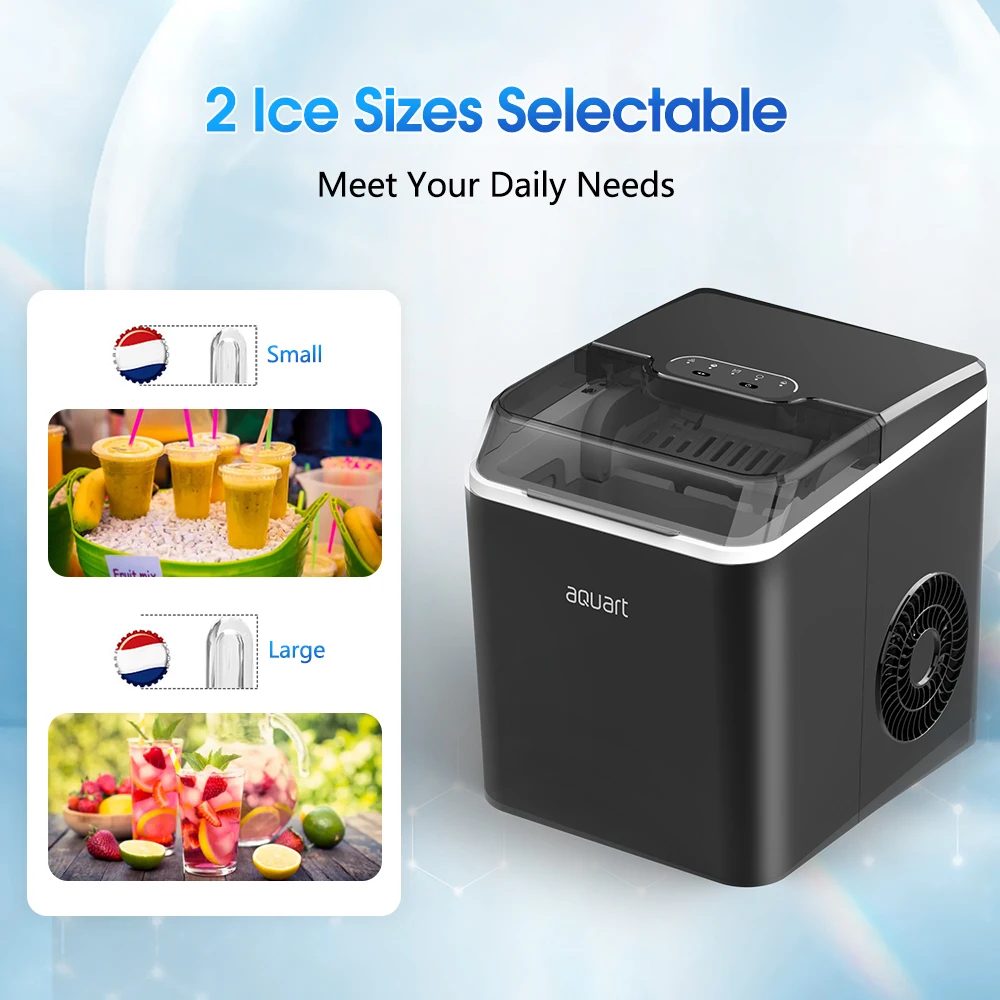Portable Ice Block Maker Counter Top Auto Commercial Mini Ice Cube Maker Power Tank Parts Bullet