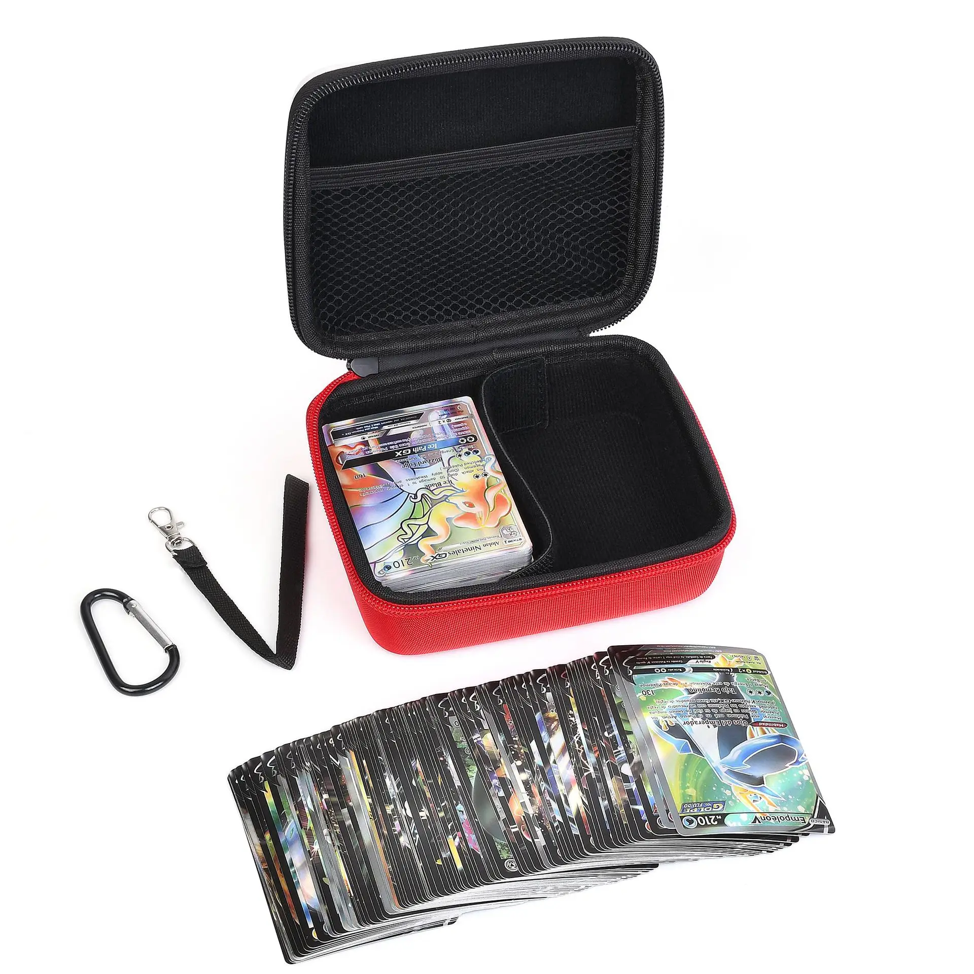 small pokemon card holder Amazon.com: Card Binder 4 Pocket, 400 Pockets Card Holder Compatible with  Game Cards Gift for Girls, Trading Card Binder Album Case Book Storage For  Photocards, Small,Pink : Toys & Games main image 1