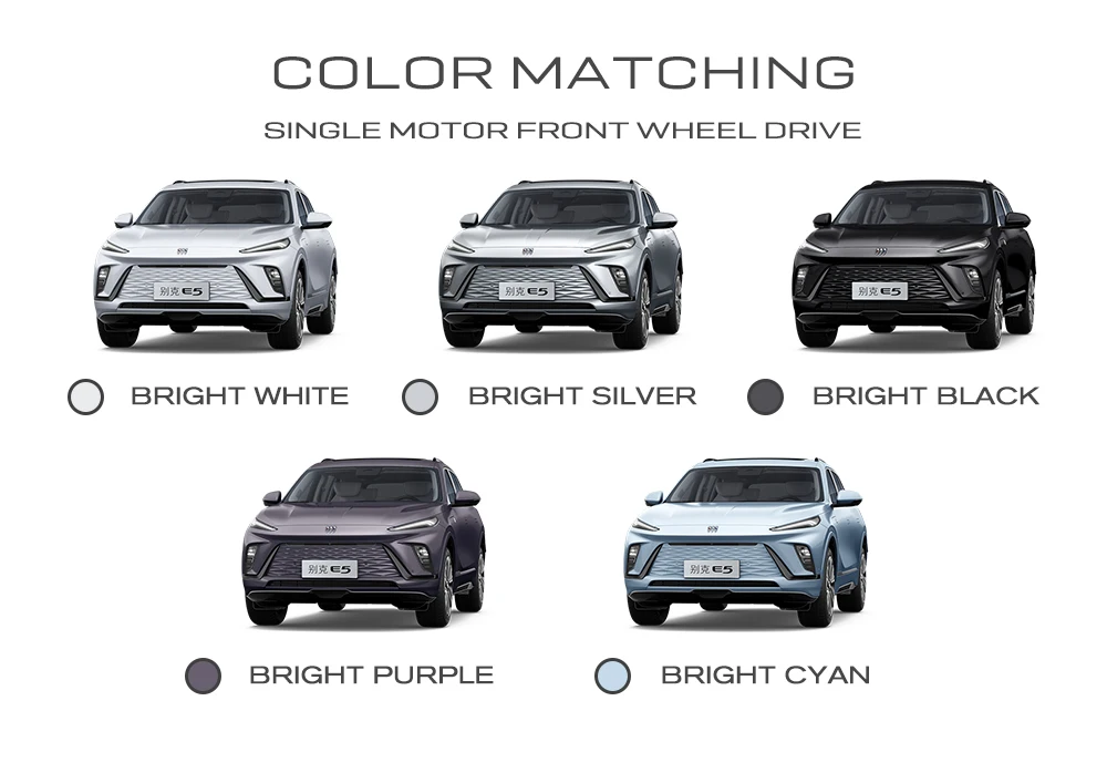 Electric Buick E5 Vehicle Pure SUV EV Car Long Range 620km