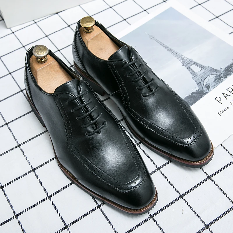 Genuine Leather Business Office Men Shoes