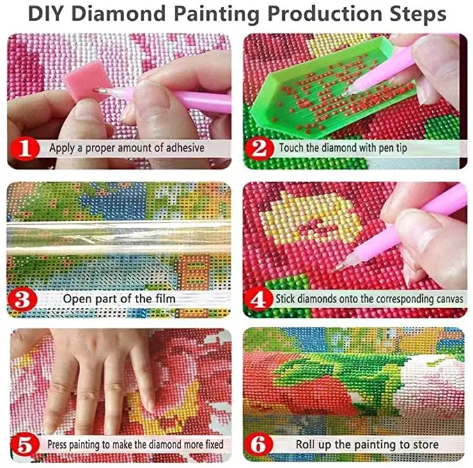 5d Diamond Painting Kit for Adults Beach Diamond Art Kits for