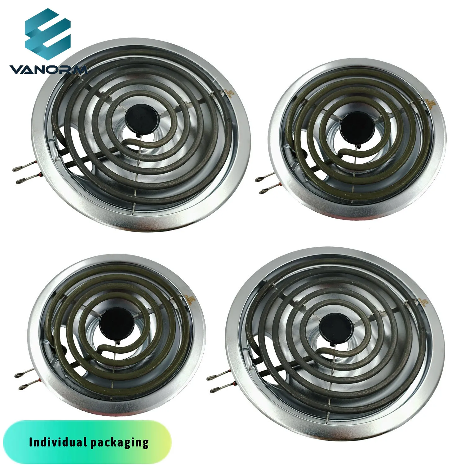 Cozzivita 4-Piece Stove Burner Element Set – Fits Whirlpool 2 MP15 & 2 MP21 YA