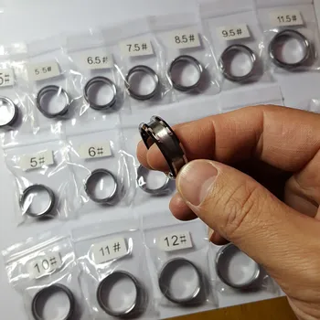 Cheap Tungsten carbide blank ring for inlay ,men wedding ring