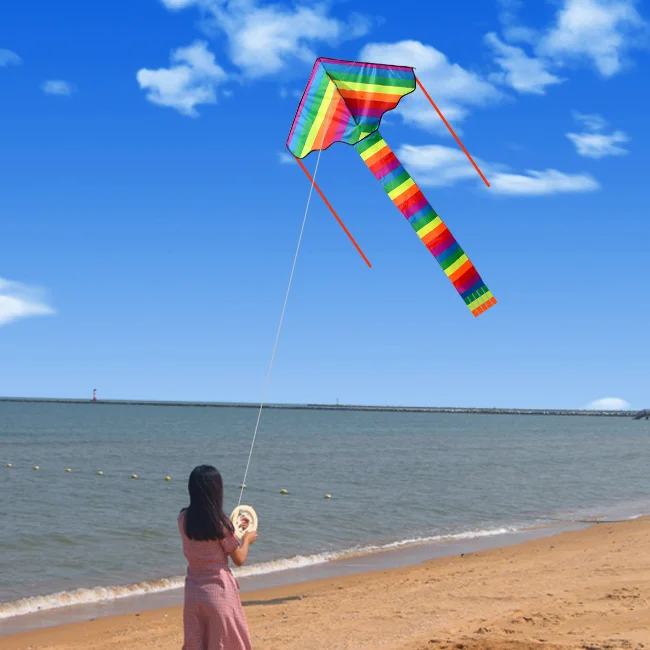 New Design of Factory Direct Sales Triangle  Large New Model Rainbow Kite