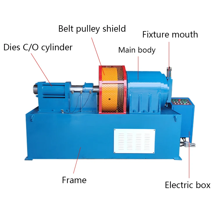 Rotary Swaging Machine Metal Iron Baluster Pipe Forging Machine Pipe Processing Machine Equipment manufacture