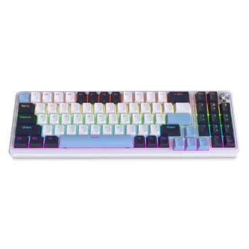 Customized K78 RGB Game Keyboard Wired Mechanical Full Key Non-Impact Lighting 78 PC Compatible Russian Cross-Border Keys ABS RK