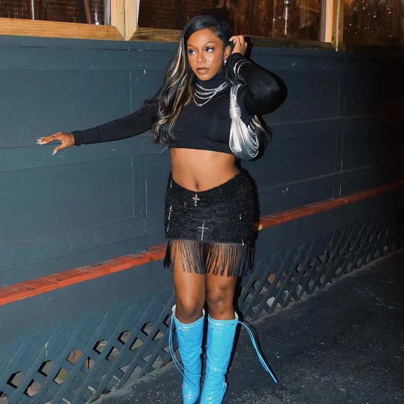 Mini Skirt Fringe Skirt Wholesale Wholesale Summer Fashion Casual