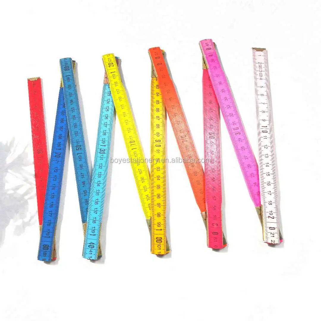 Измерительный инструмент duimнаклек, 2 метра, 10 складных линейки, складная линейка, выдвижная линейка
