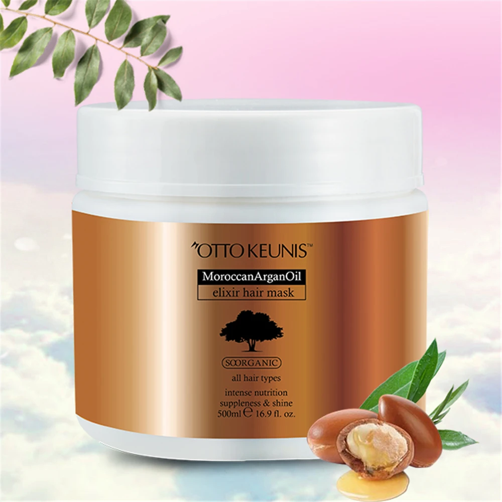 HODM OEM маска для волос Salon morocco Argan Oil питания Вливая Маска богатые витамином е ухода за волосами