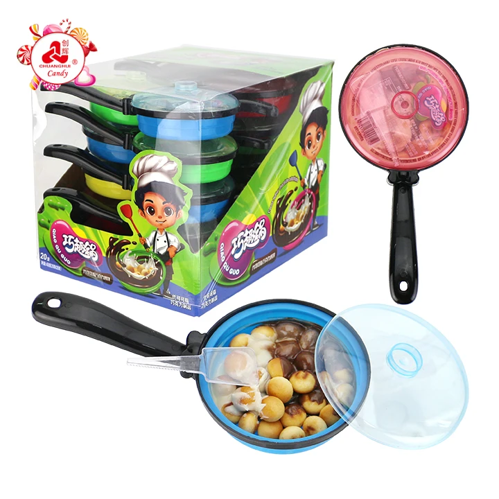 factory chocolate pan candy