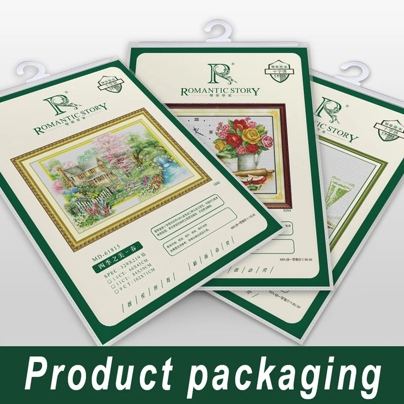 Летняя деревня живописный коттедж домашний декор вышивка крестиком ручная работа Набор для вышивки