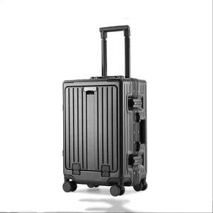 Customized logo Brand 4 Wheels Spinner Trolley Travel Suitcase High Quality Multi-functional Luxury Luggage Set
