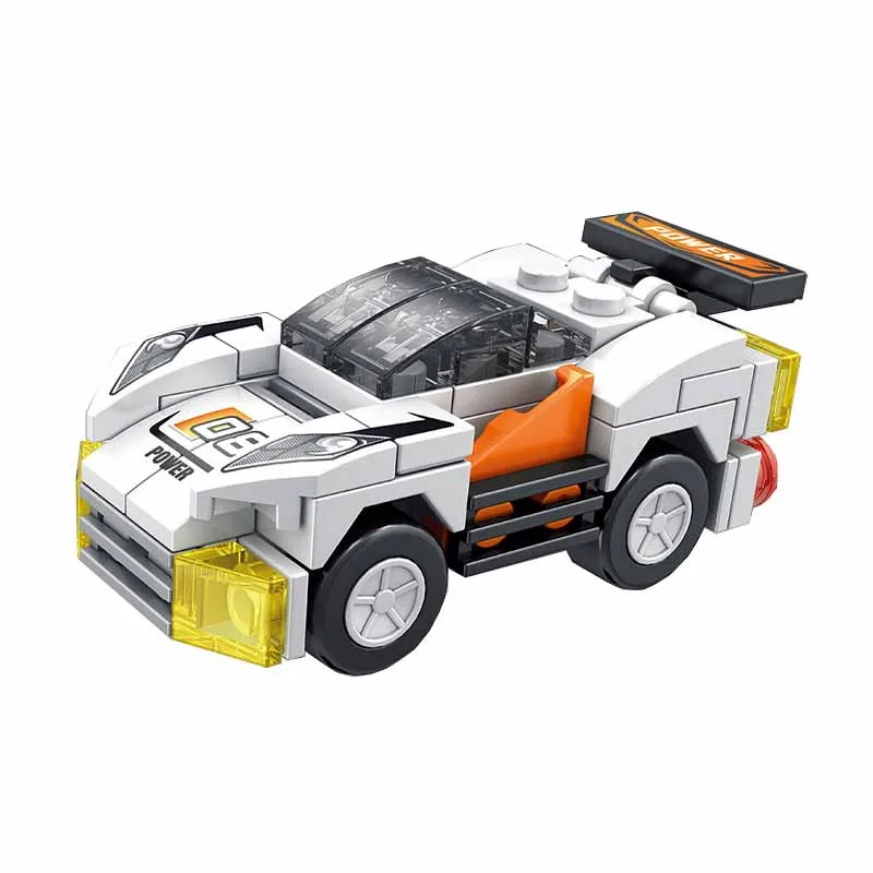 2023 Hot Selling City Vehicle Building Block Toys Mini Racing Cars  