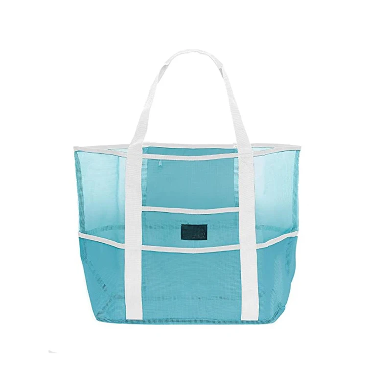 Stylish Multi Use Mesh Bag Beach Tote Bag Women Shoulder Handbag Tote Beach Bag