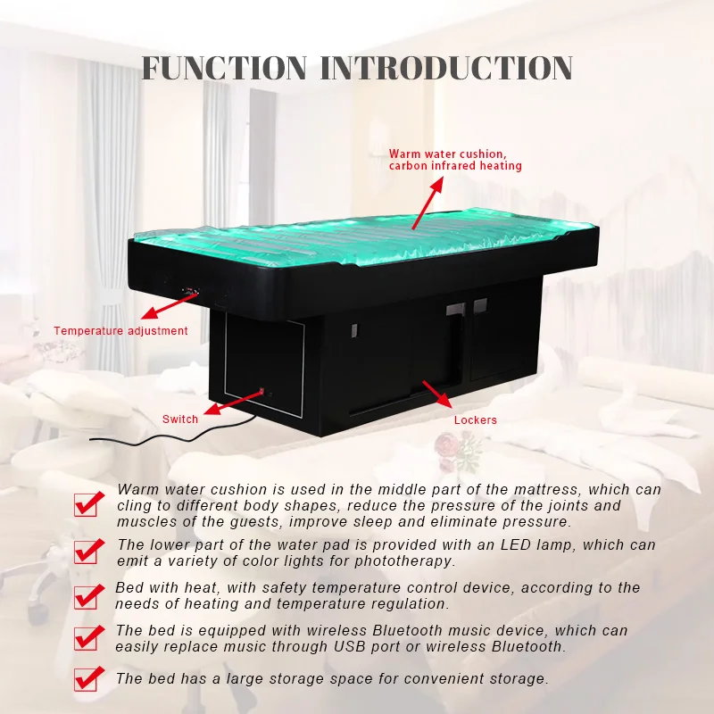 Luxurious Water Jet Massage Bed Equipment / Spa Beauty Machine Hydro