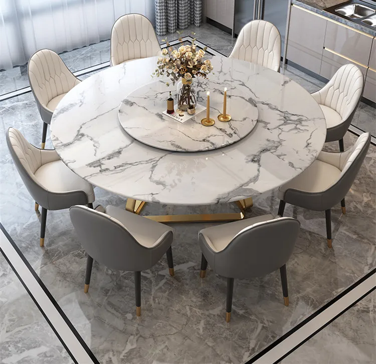 Foshan, China Stainless Steel + Carbon Rock Plate Table and Chairs Dining  Furniture - China New Style Table, Hot Sale Table