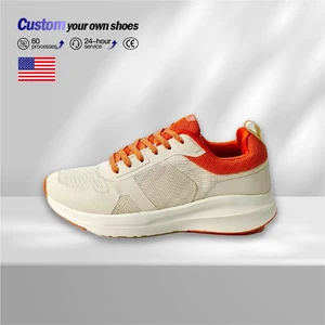 Wholesale Custom Men's Women's Running Shoes Barefoot Design Lighted Mesh Cloth for Breathable Sweat Absorption Light Autumn