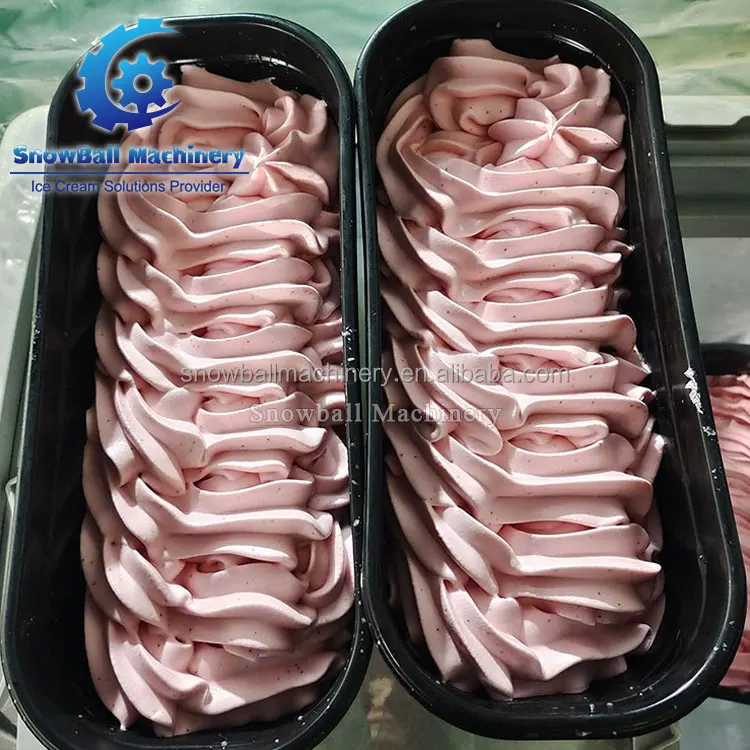 Semi Automatic Cup Cone Box Pints Family Size Container Gallon Bulk Ice Cream Filler Family Pack Ice Cream Filling Machine
