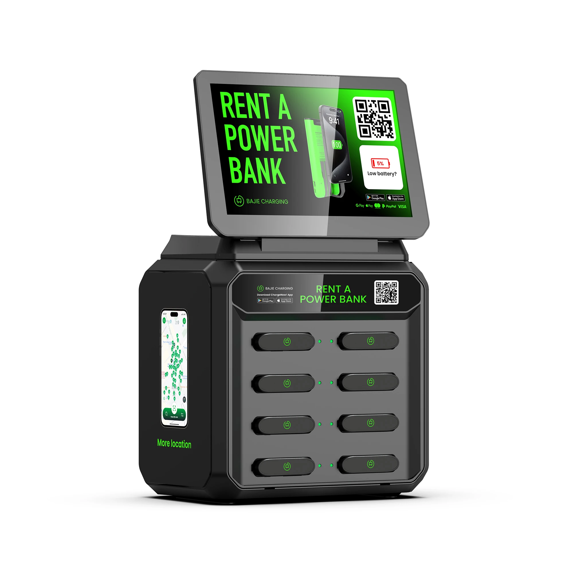 Phone Charging Station Power Bank Vending Machine for Shared Power Bank  Business