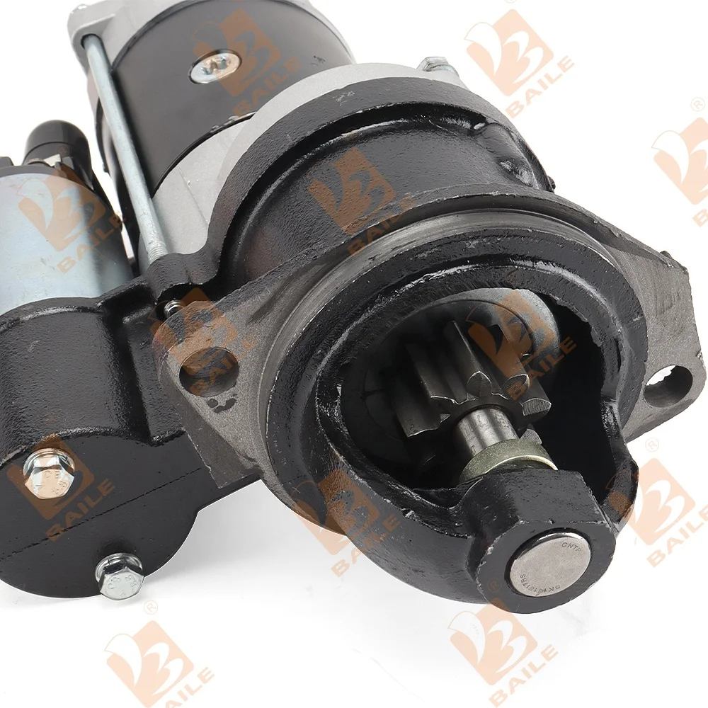 Engine 4BD1T Starter Motor for Isuzu 4BD1T 24V Starter Motor Diesel Engine for Engine Rebuild Replacement Parts