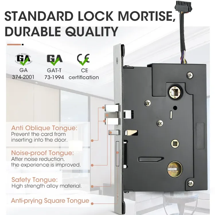 Number Main Aluminum Wifi Security Password Fechadura Serrure Intelligent Electric Handle Digital Door Smart Hotel Locks