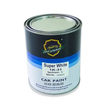 Car Paint Factory Supply 1k White Pearl Auto Base Automotive Paints Liquid Material Basecoat Car Automotive Paint Supplies