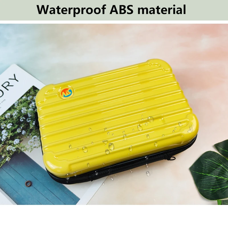 Outdoor Custom Logo ABS Transport Case Waterproof Carrying Cosmetic Bags Travel Cosmetic Bag EVA Case details