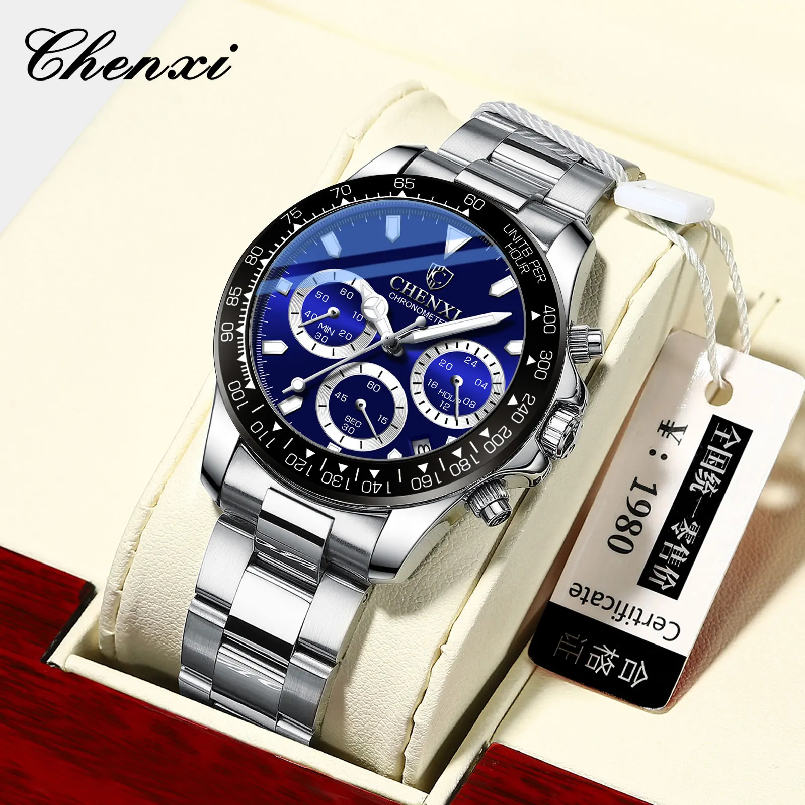Alibaba.com: CHENXI CX-908 Sport Quartz Luxury Watch, Luminous and