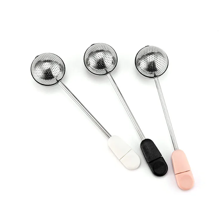 Новый продукт 304 из нержавеющей стали заварочный шарик с вращательной ручкой