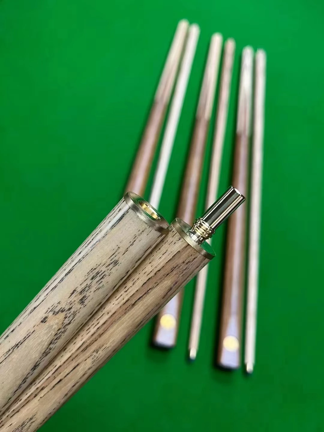 スヌーカーキュー1/2-PC57インチウォールナットビリヤードプール10mm