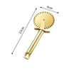 Cuchillo de encaje dorado L