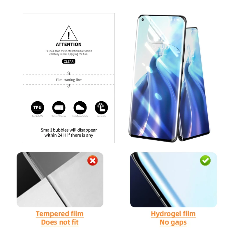 Xiaomi 10 C Pcs Film Hydrogel Pour Xiaomi Mi 10 Pro 5G -Xiaomi