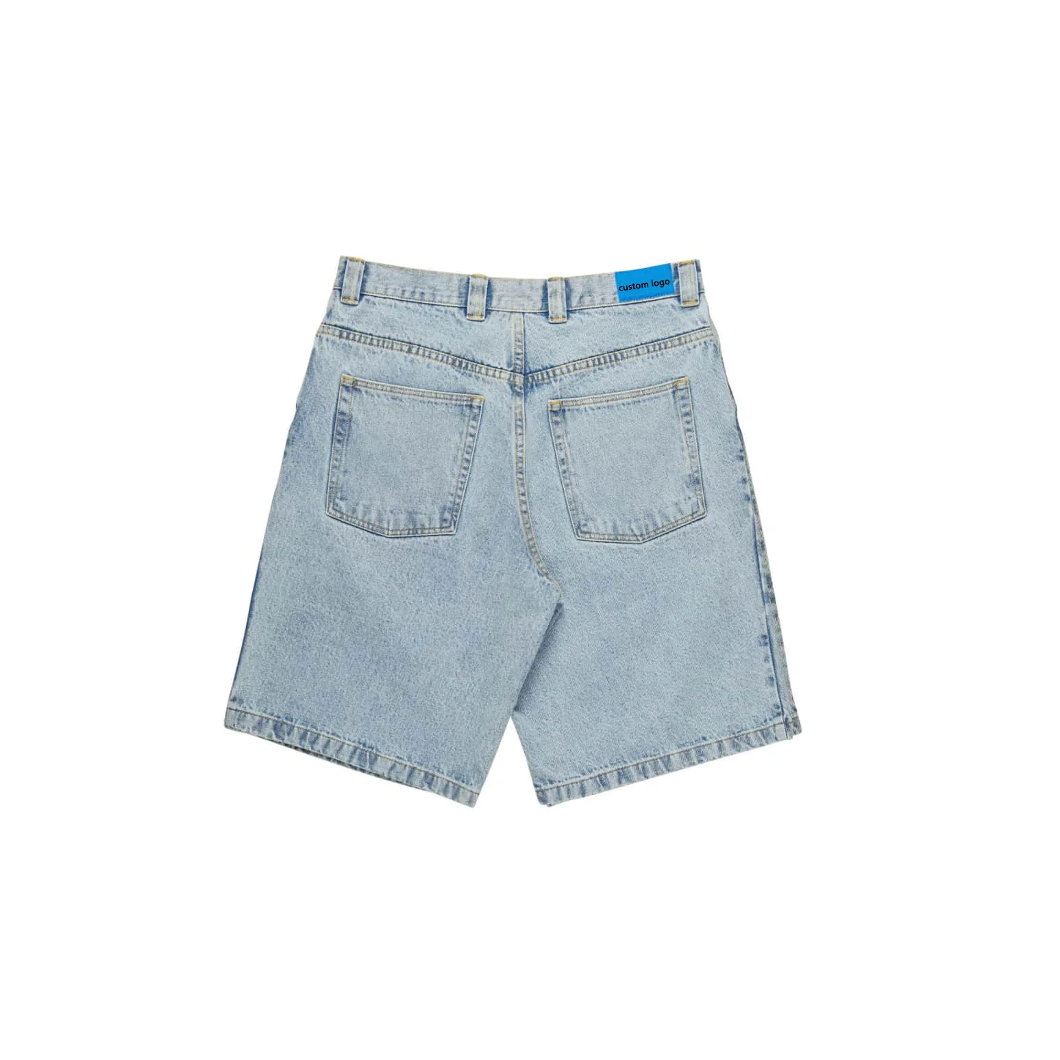Customized Men's Baggy Shorts - 100%cotton Denim Pants