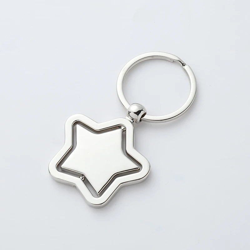 Personalised Metal House Shaped Keyring Custom Engraved Keychain_voghion.com