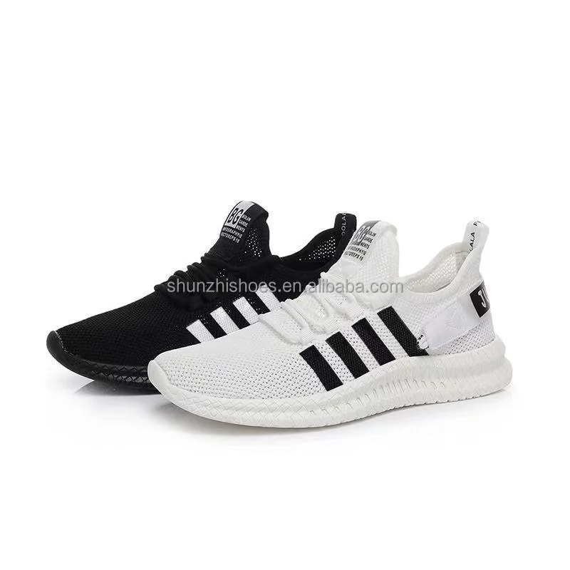 Low price Henan custom mesh breathable light weight low MOQ in stock men big size sports shoes slip on running shoes men's shoes