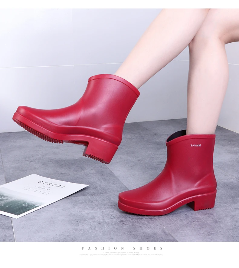 womens casual rain boots