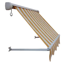Window Sunshade Awnings/Hotel Window Rain Shade Project Awnings/ Vertical Drop Arm Awning